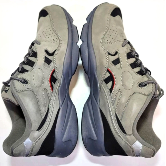 Propét Men's Stability Walker Sneaker Grey/Black Nubuck Size 9 M(D) M2034 - Picture 8 of 11